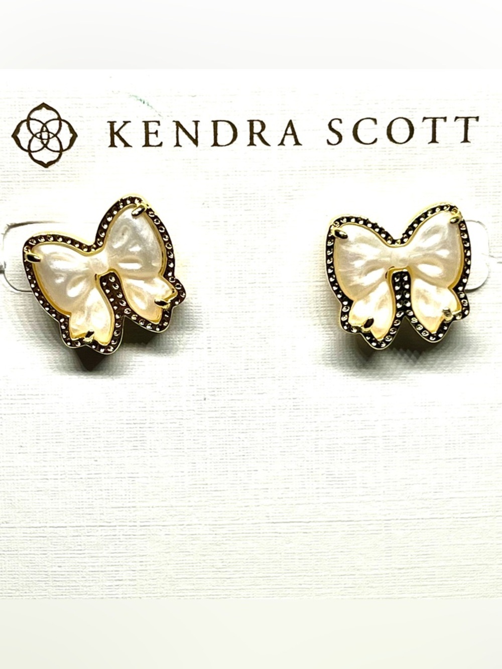 Kendra Scott Haley Bow Earrings NWT